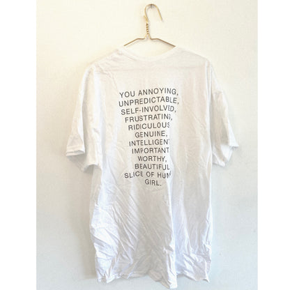 Human Girl List - Word Art Tee