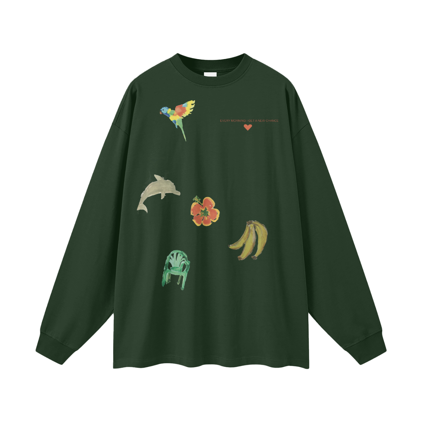 EVERY MORNING I GET A NEW CHANCE LONG SLEEVE TEE