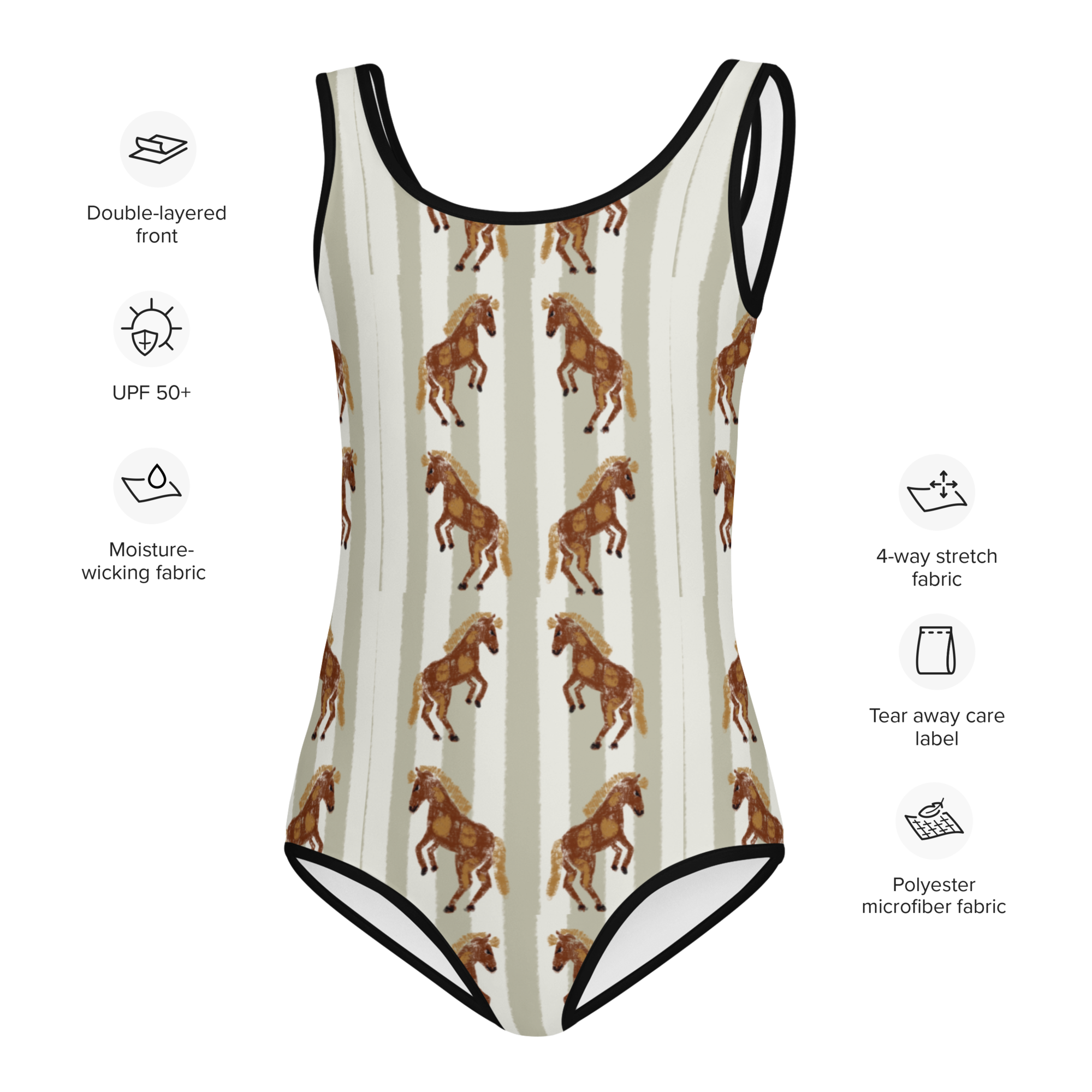 Kids Collectable Swim- YEEHAW PRINT