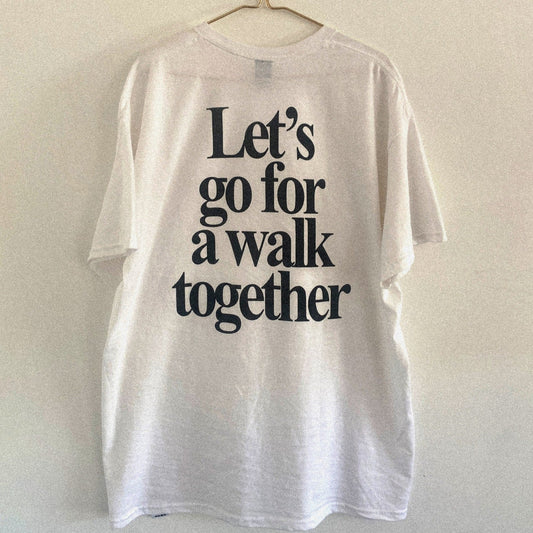 Let's go for a walk together - Kids Word Art Tee