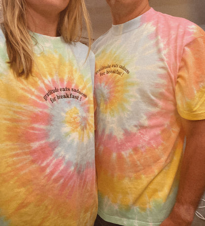 Tie Dye Gratitude - Limited Edition Adults Oversized Tee