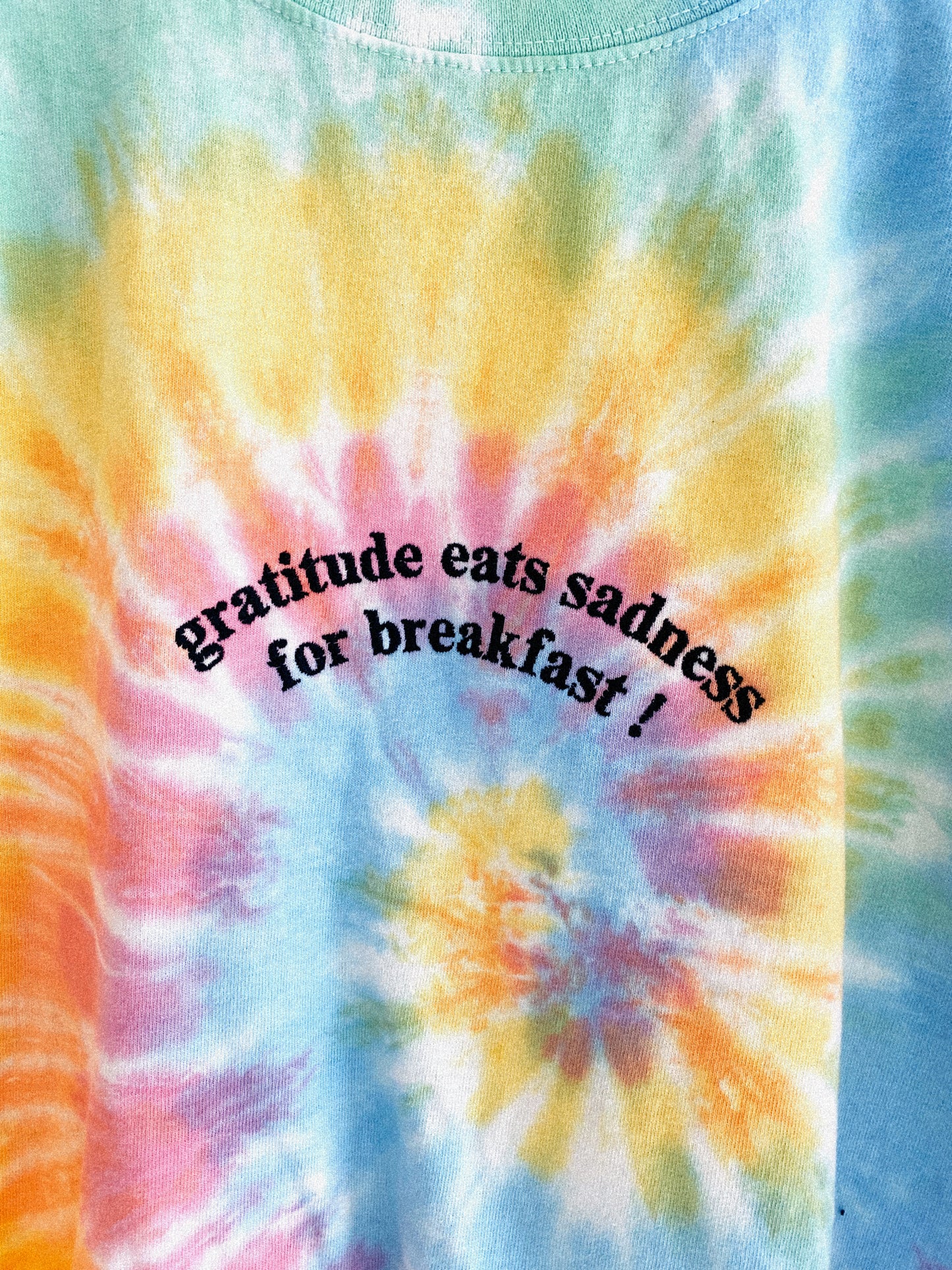 Tie Dye Gratitude - Limited Edition Adults Oversized Tee